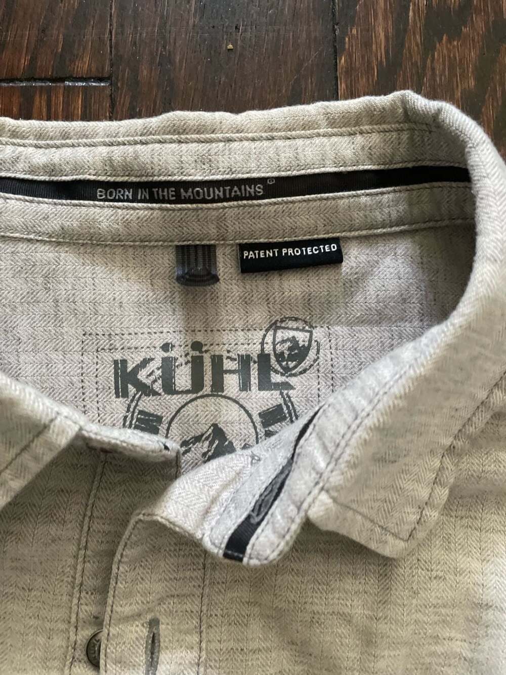 Kuhl Men's Mountain Grown Long Sleeve Button-Down Shirt, Herringbone, XL - Picture 2 of 9